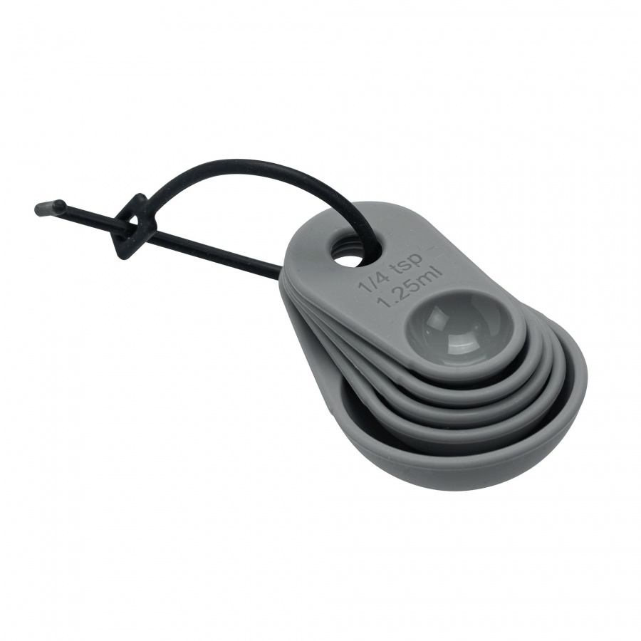 Zestaw miarek silikonowych 5 sztuk Lurch szare