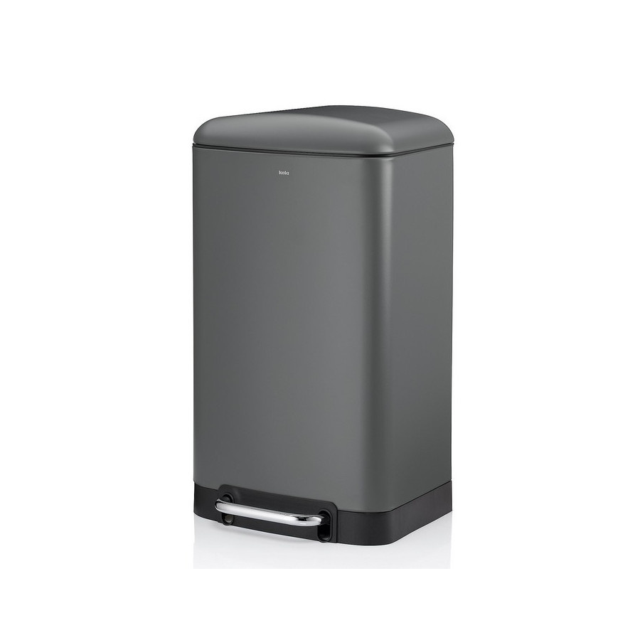 Kela-kosz na śmieci 30 l szary davino