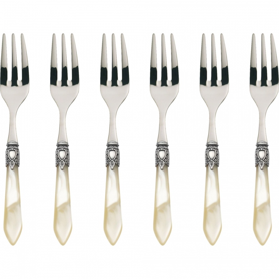 Oxford ivory - zestaw 6 widelczyków