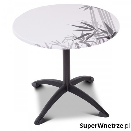 Stół ogrodowy 80cm Acamp Asia szaro-czarny