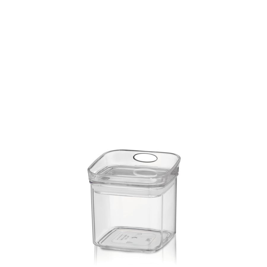 Plastikowy pojemnik kuchenny, 10,5x10,5x10,5 cm, 0,5 l