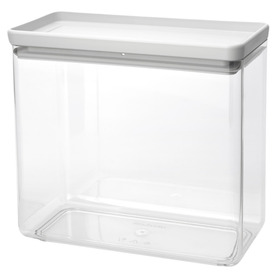Brabantia 230622 - tasty+ - prostokątny pojemnik kuchenny - 3,5 l - light grey