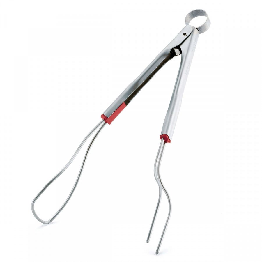 szczypce do grilla, stalowe, 30,5 cm