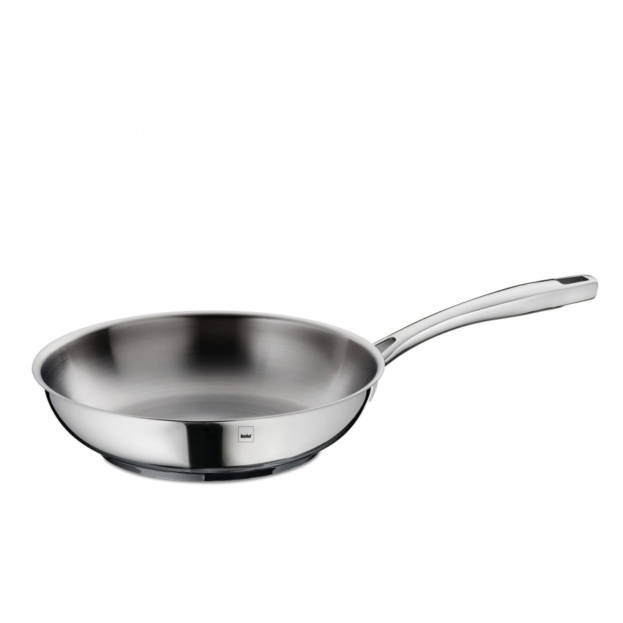 patelnia stalowa, śred. 20 x 5 cm