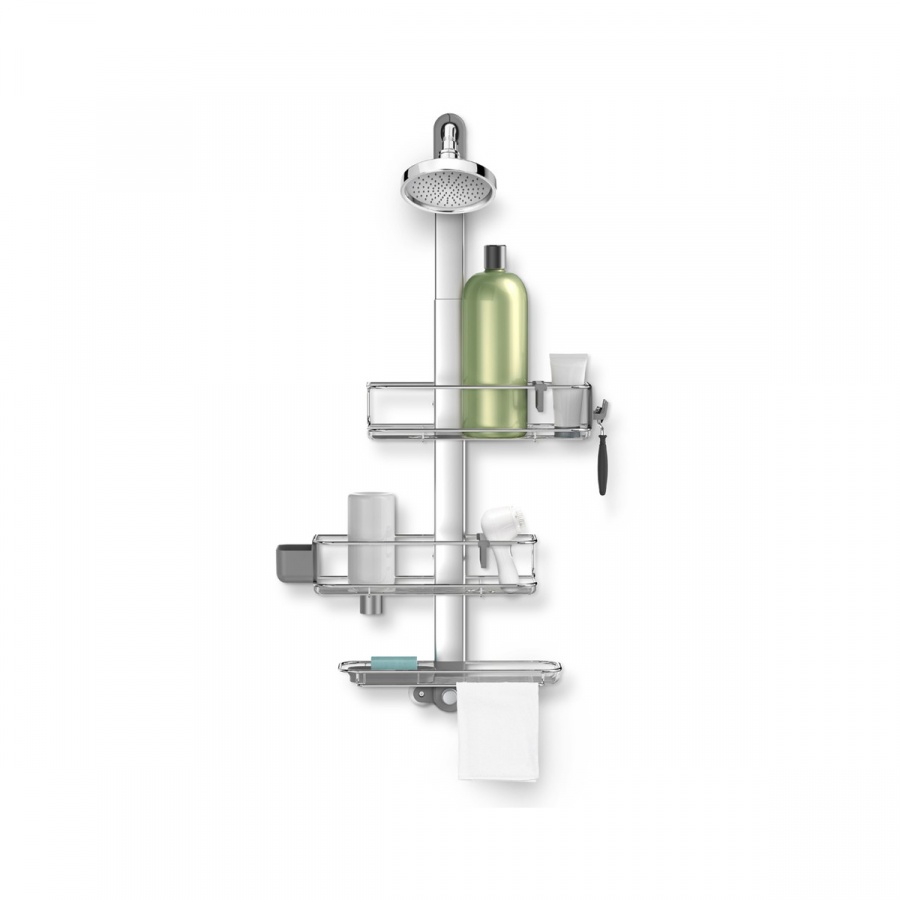 Koszyki prysznicowe Simplehuman Plus srebrne