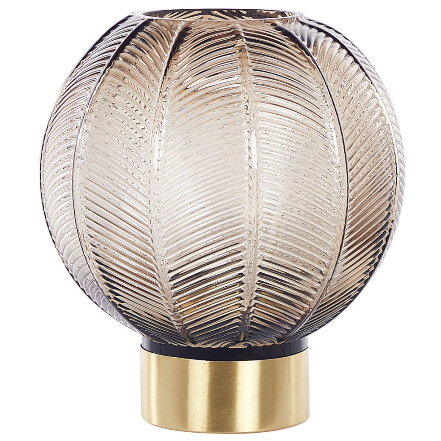 Wazon na kwiaty felli szkło brązowy