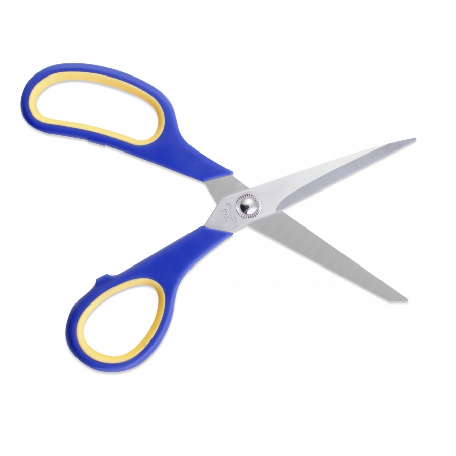 Nożyczki uniwersalne niebieskie 19,5 cm 4008 7,5"