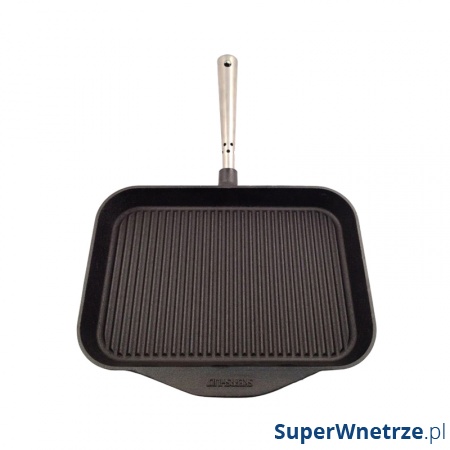 Patelnia 22x32cm grillowa prostokątna Skeppshult czarna