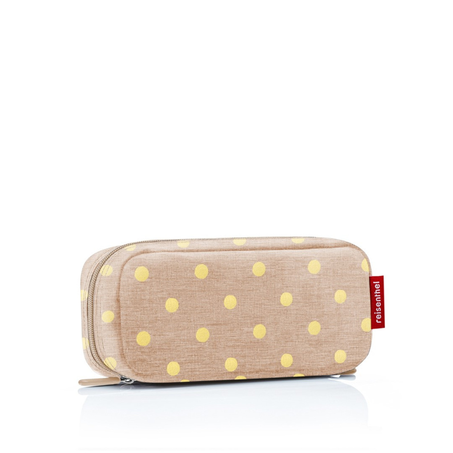 Kosmetyczka multicase, metallic dots coffee