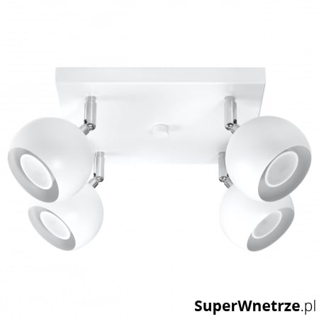 Plafon OCULARE 4 Biały