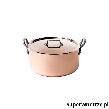 Garnek z pokrywką de Buyer Inocuivre Tradition 8 L