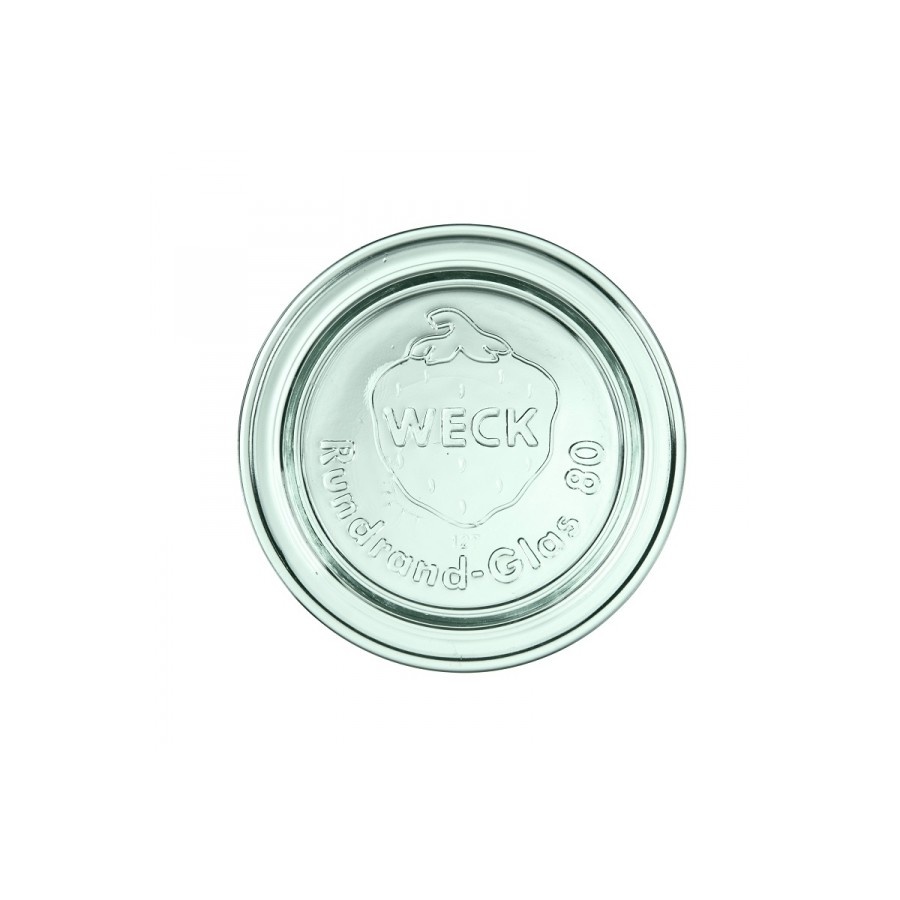 Pokrywa szklana weck 80 mm, 6 szt.