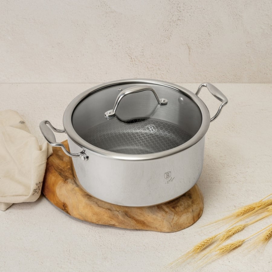 Garnek z pokrywką 24 cm BerlingerHaus Eternal Collection BH-8509