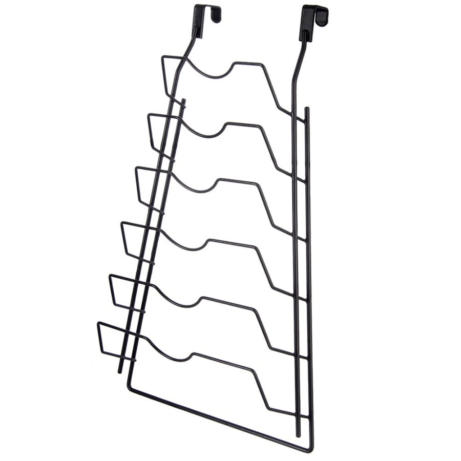 Wieszak na pokrywki metalowy czarny RADKA
