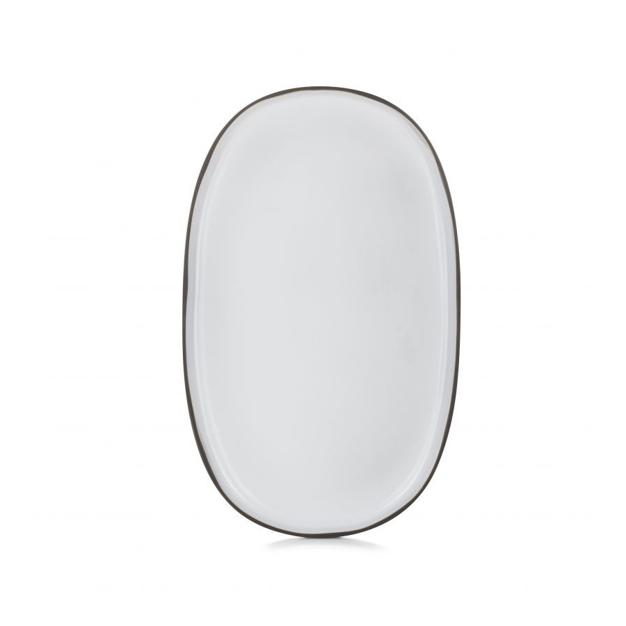 CARACTERE półmisek 46x29 cm Biała Chmura