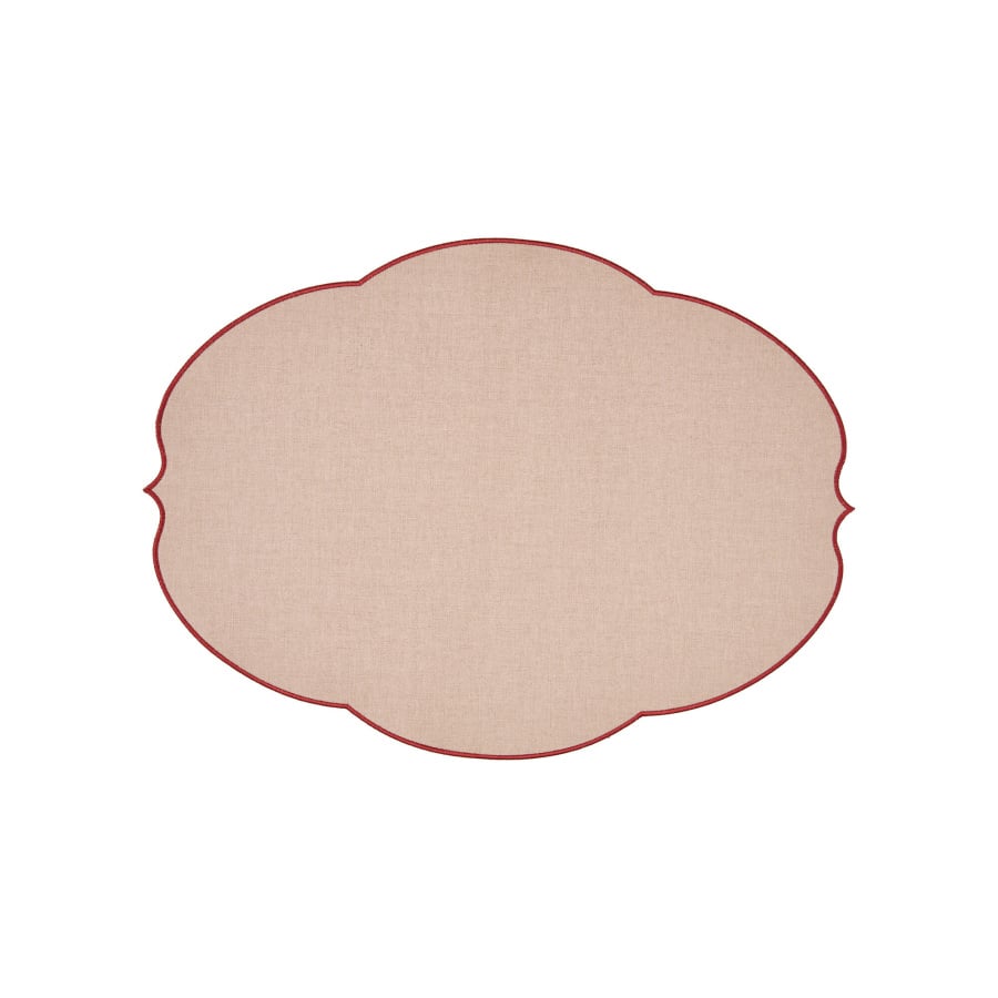 Podkładka pod talerz "kwiat" - różowa