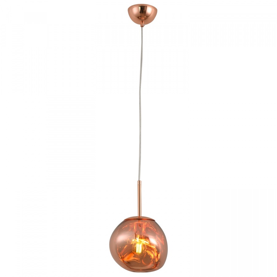 Lampa wisząca glam s 18 cm miedziana