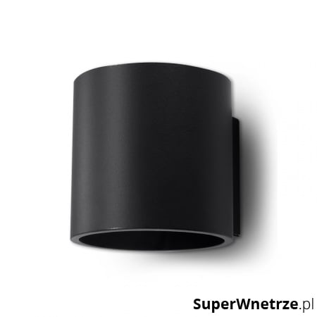 Kinkiet 10x12cm Sollux Lighting Orbis czarny