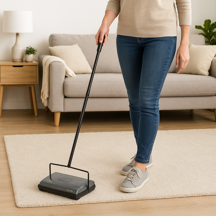 Odkurzacz mechaniczny KAŚKA, ręczny, QUICK FLOOR