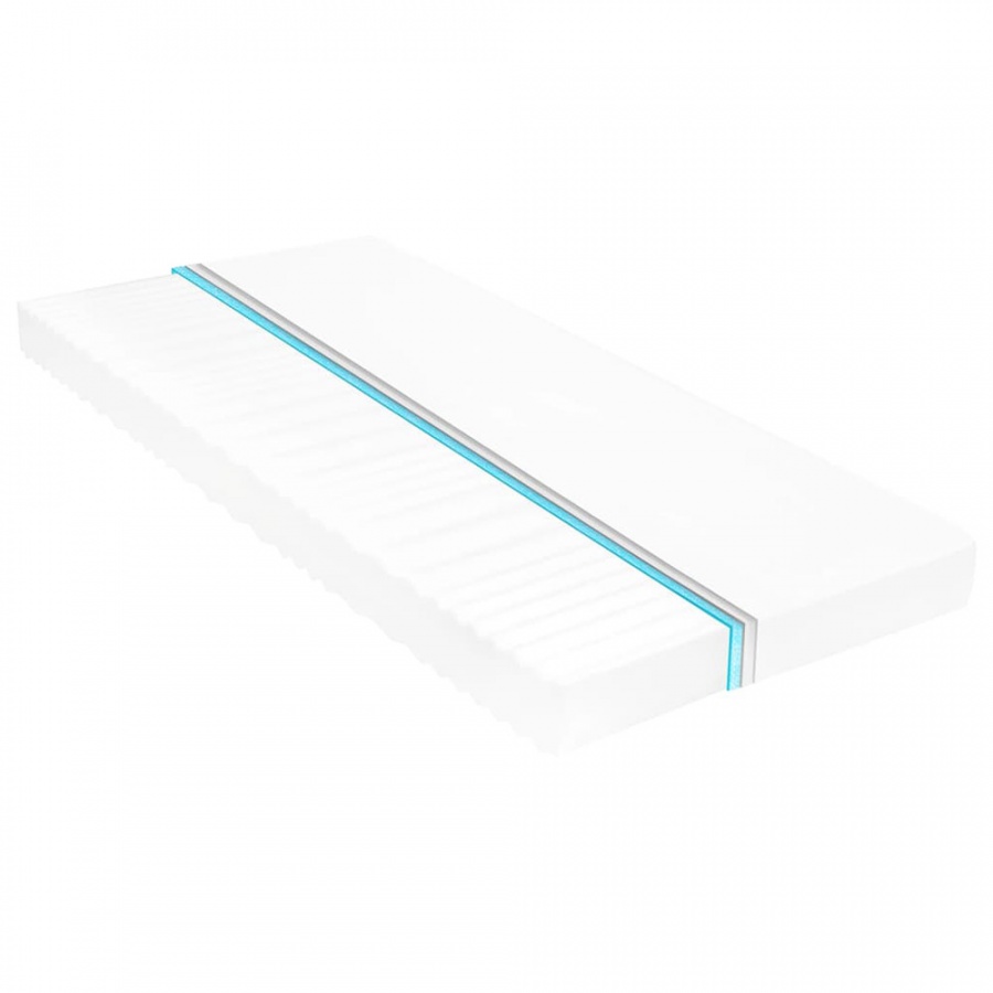 Materac, 80x200 cm, 7 stref, pianka PU, 10 cm, H2 H3