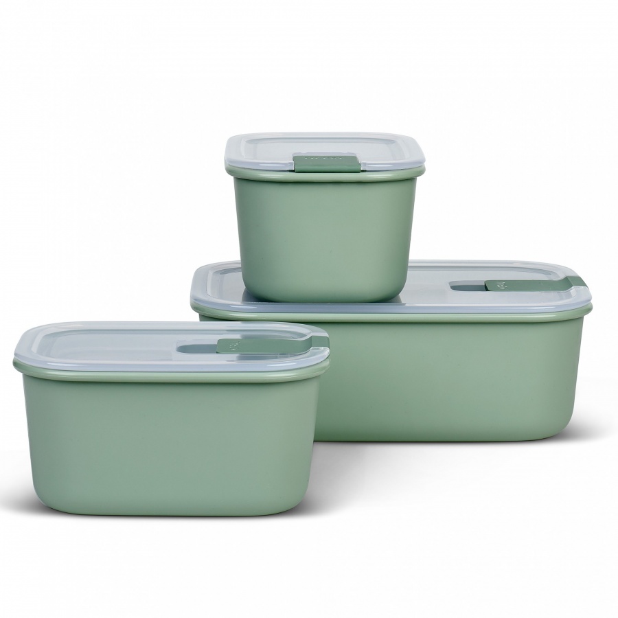 Zestaw 3 pojemników na żywność easyclip 450 450 1000 ml nordic sage 106180094700