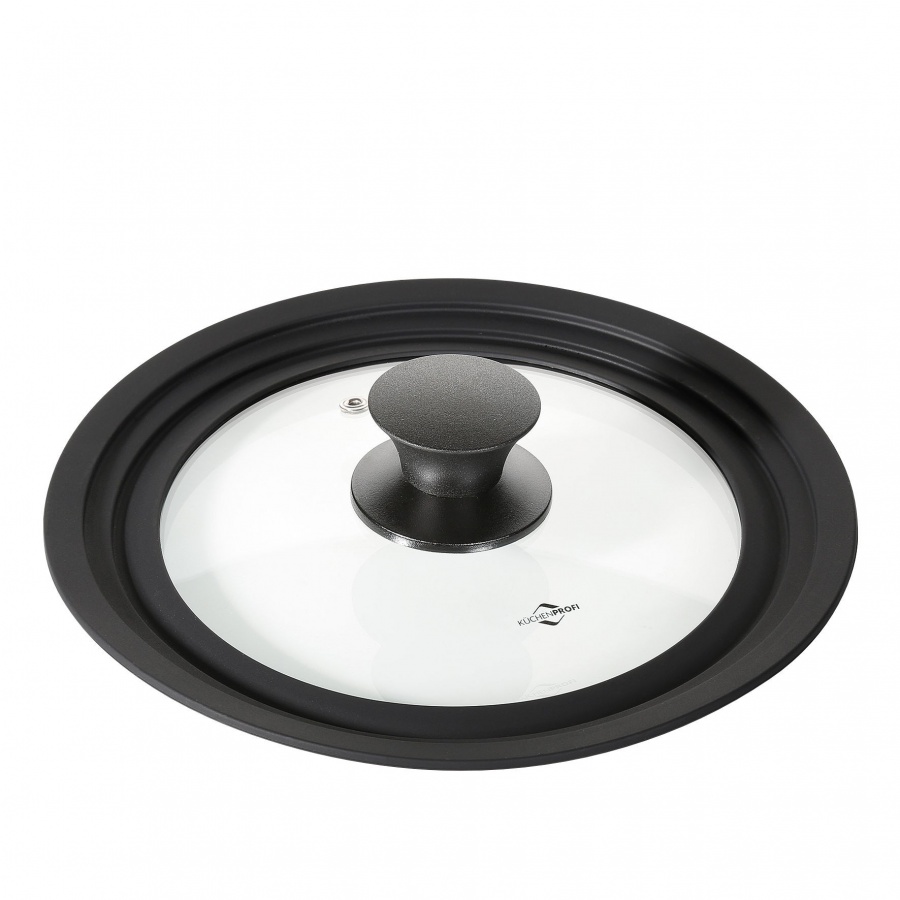 Pokrywka uniwersalna, szkło borokrzemowe/silikon, śred. 24 cm