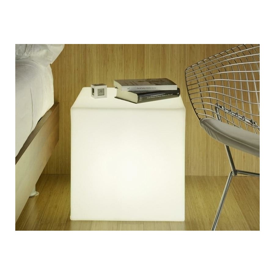 NEW GARDEN lampa ogrodowa CUBY 32 CABLE biały