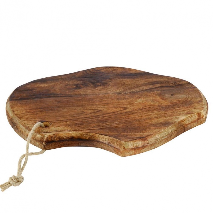 Deska do krojenia drewniana / taca do serwowania 33x22 cm