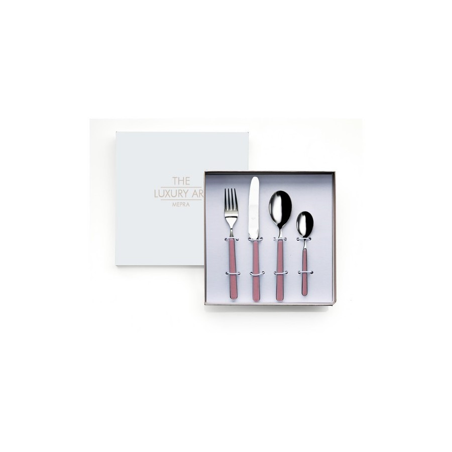 Mepra-sztućce dla dzieci cicogna pink fantasia gb