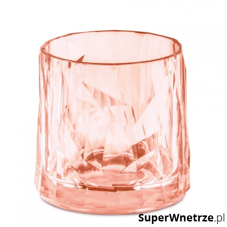 Szklanka 250 ml Koziol Club transparentna pomarańczowa