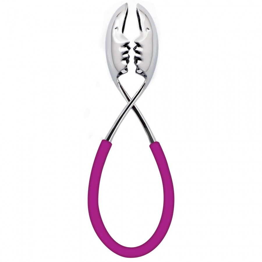 Molla kiss szczypce do sałatek - fuksja