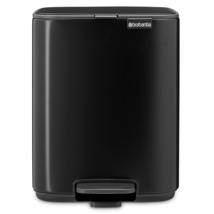 BRABANTIA 237867 - Bo Pedal Bin - Kosz 7 l - Czarny matowy
