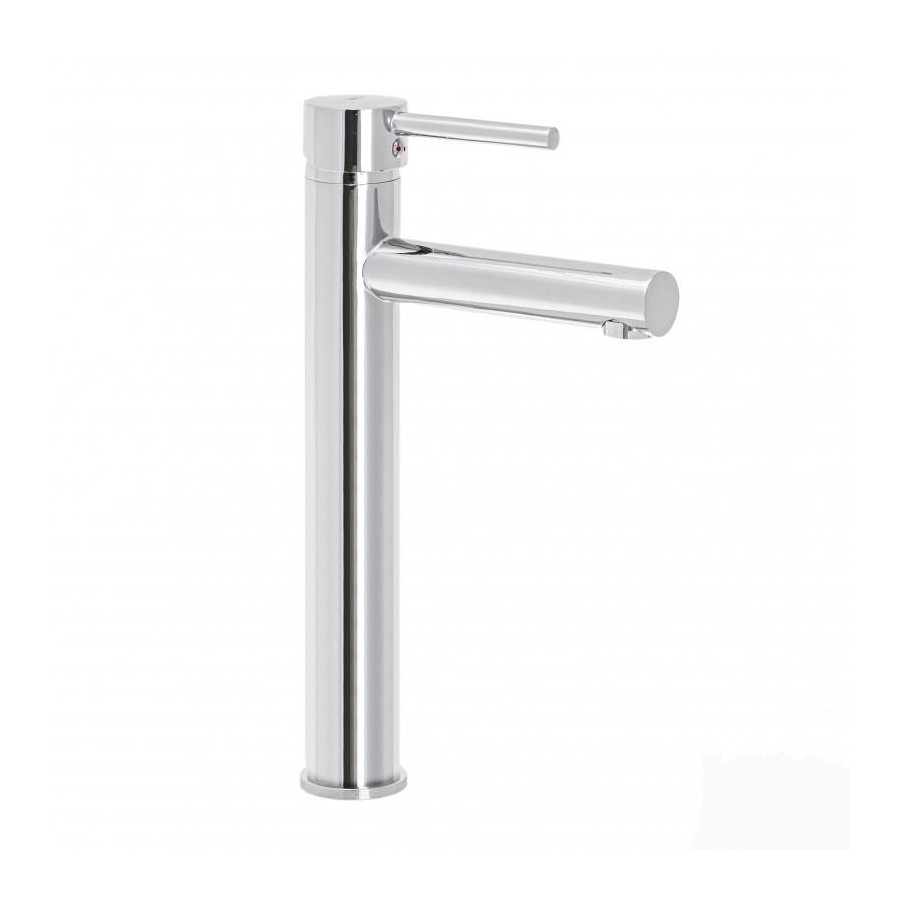 Bateria umywalkowa stojąca chrom bateria łazienkowa wysoka z długą wylewką - yoka