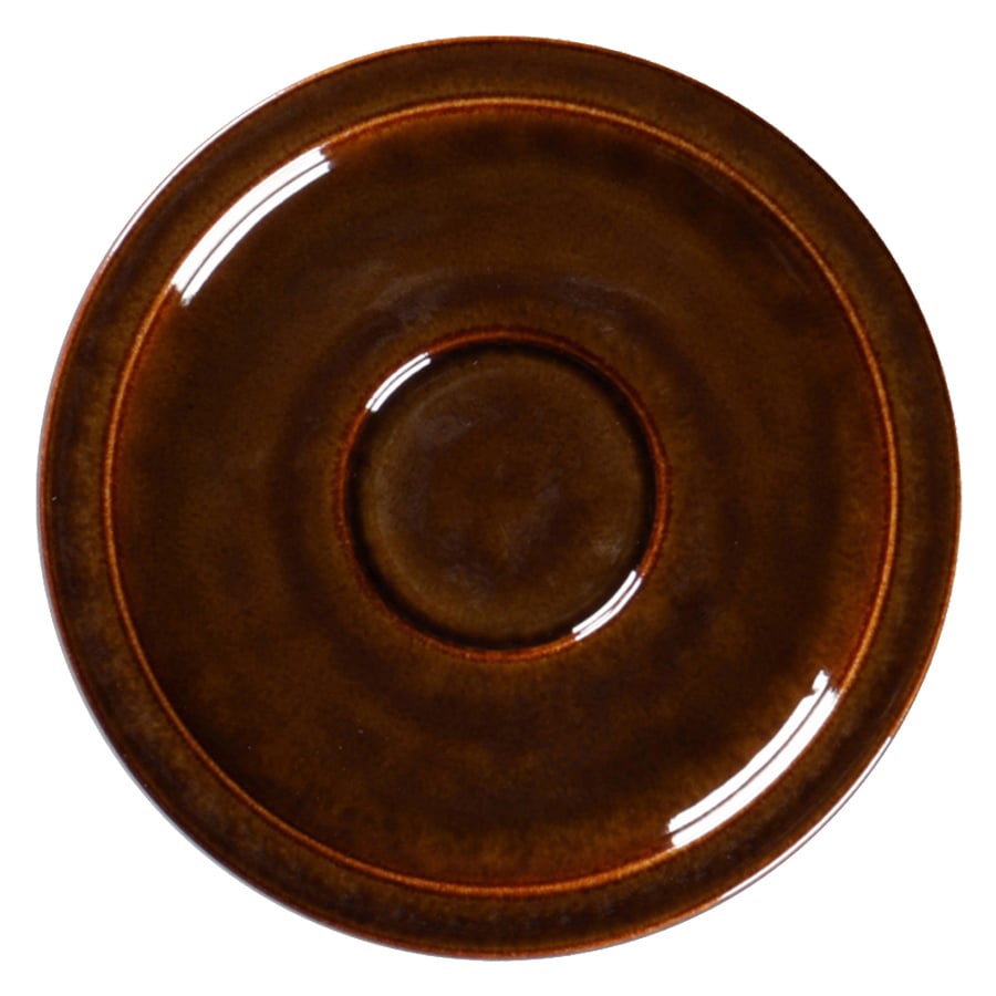 Stone spodek do espresso 13 cm bursztynowy