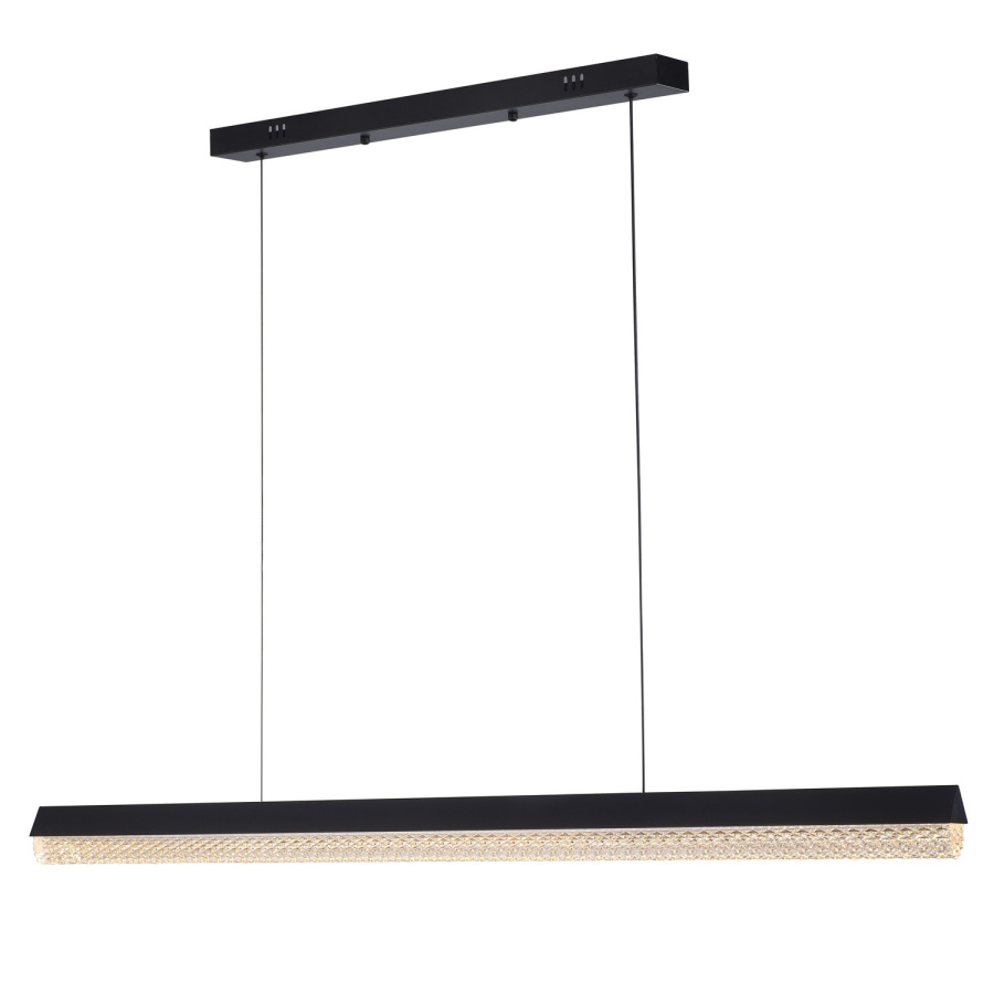 Lampa wisząca anabella led czarna 120 cm