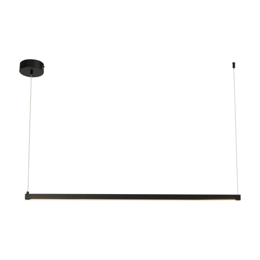 Lampa wisząca beam-100 led czarna 100 cm
