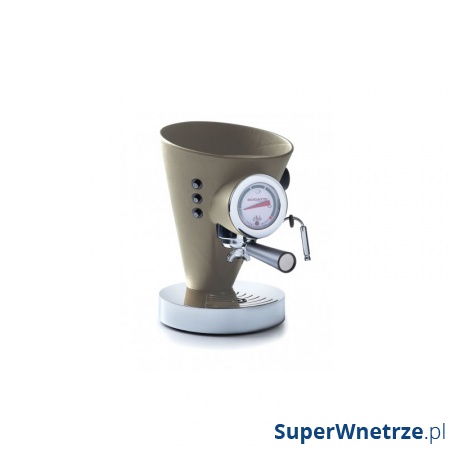 Ekspres do kawy w kremowej skórze 24x36,5cm Casa Bugatti DIVA kremowy