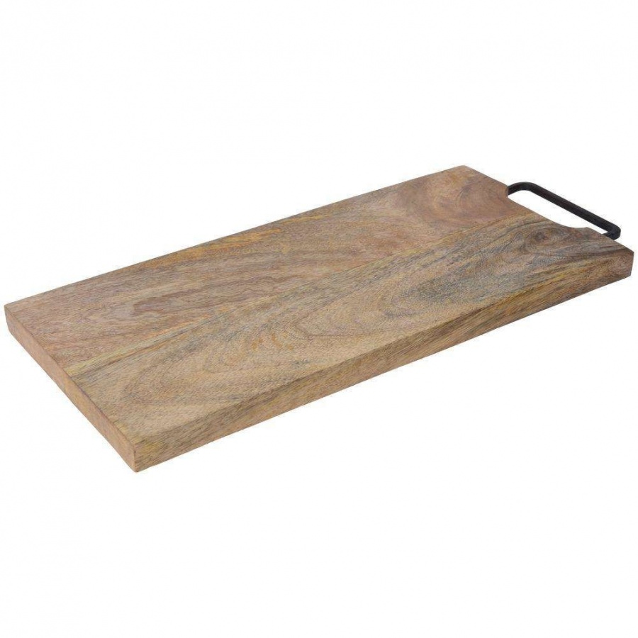 Deska drewniana mango do krojenia, serwowania, 44x19 cm