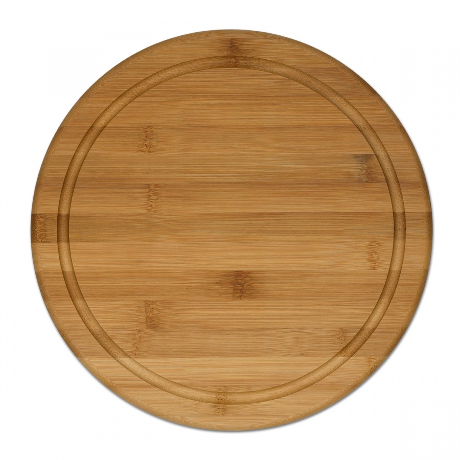 bambusowa deska do krojenia, śred. 30 cm, wys.1,5 cm