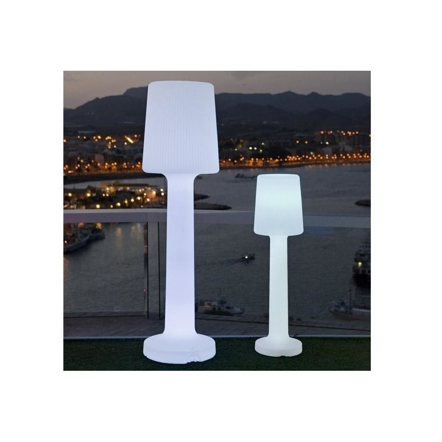 NEW GARDEN lampa ogrodowa CARMEN 110 BATTERY biała