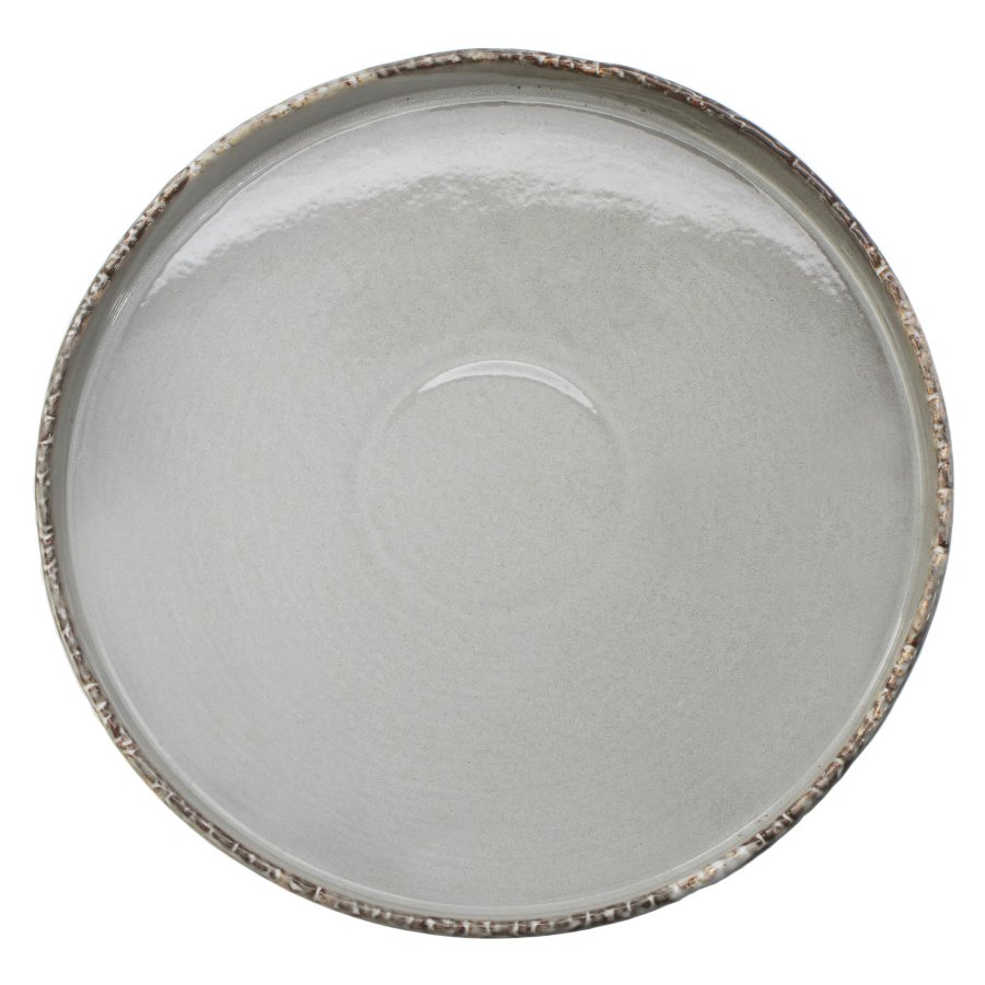 Samto talerz okrągły płaski 28 cm szary