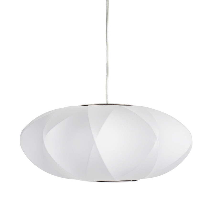 Lampa wisząca silk x-shape biała 40 cm
