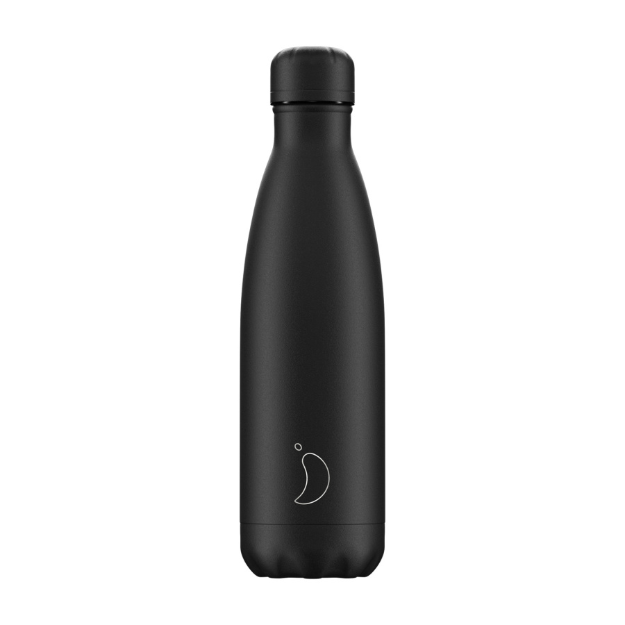 Butelka termiczna chilly's seria monochrome | 500ml | all black