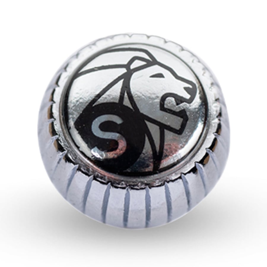 Nakrętka błyszczący chrom do młynków - sól (s)