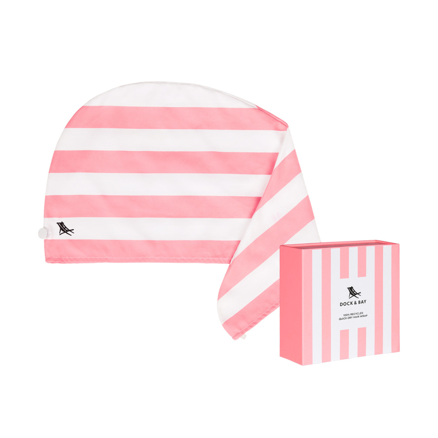Turban do włosów - malibu pink (new box)