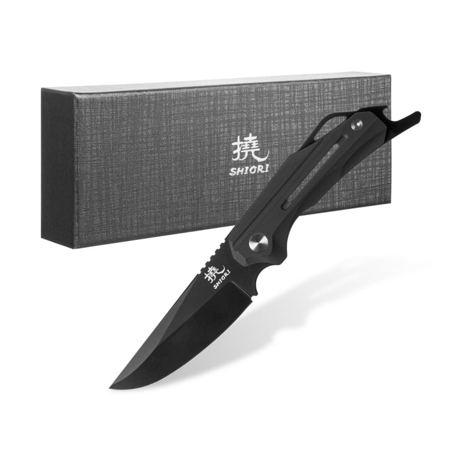 Shiori 撓 Daichi Kuro - nóż myśliwski ze stali 10Cr15CoMov z powłoką PVD
