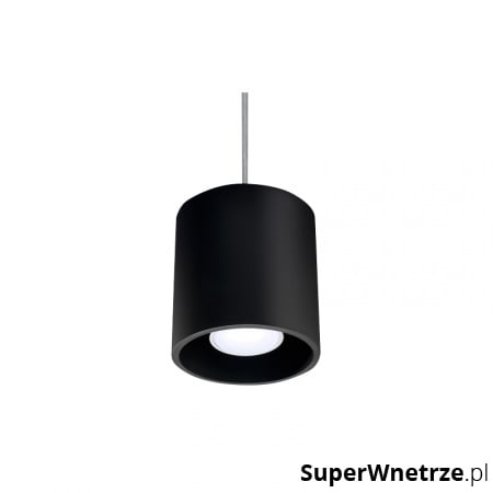 Lampa wisząca Sollux Lighting Orbis 1 Czarna