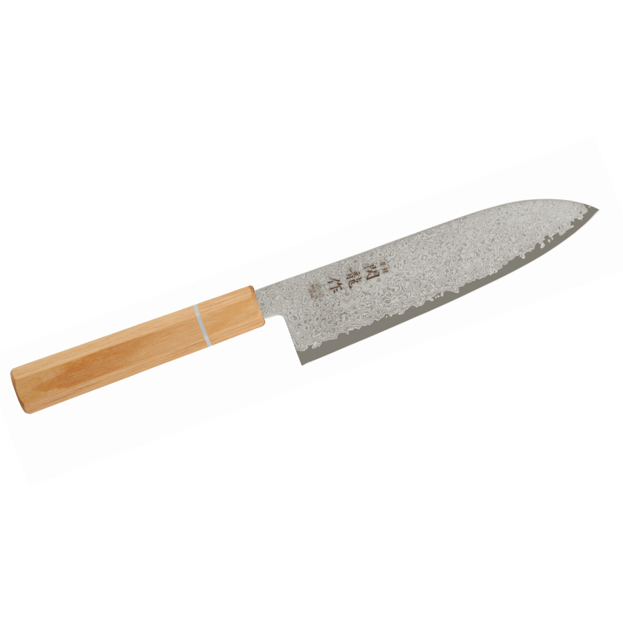 Nóż Sekiryu MOKUZAI Santoku 180mm [SR-VG100S]