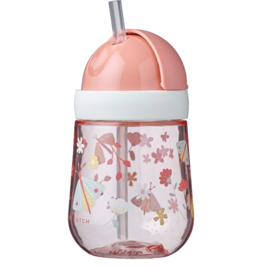 Kubek ze słomką mio flowers & butterflies 300ml 108014065243