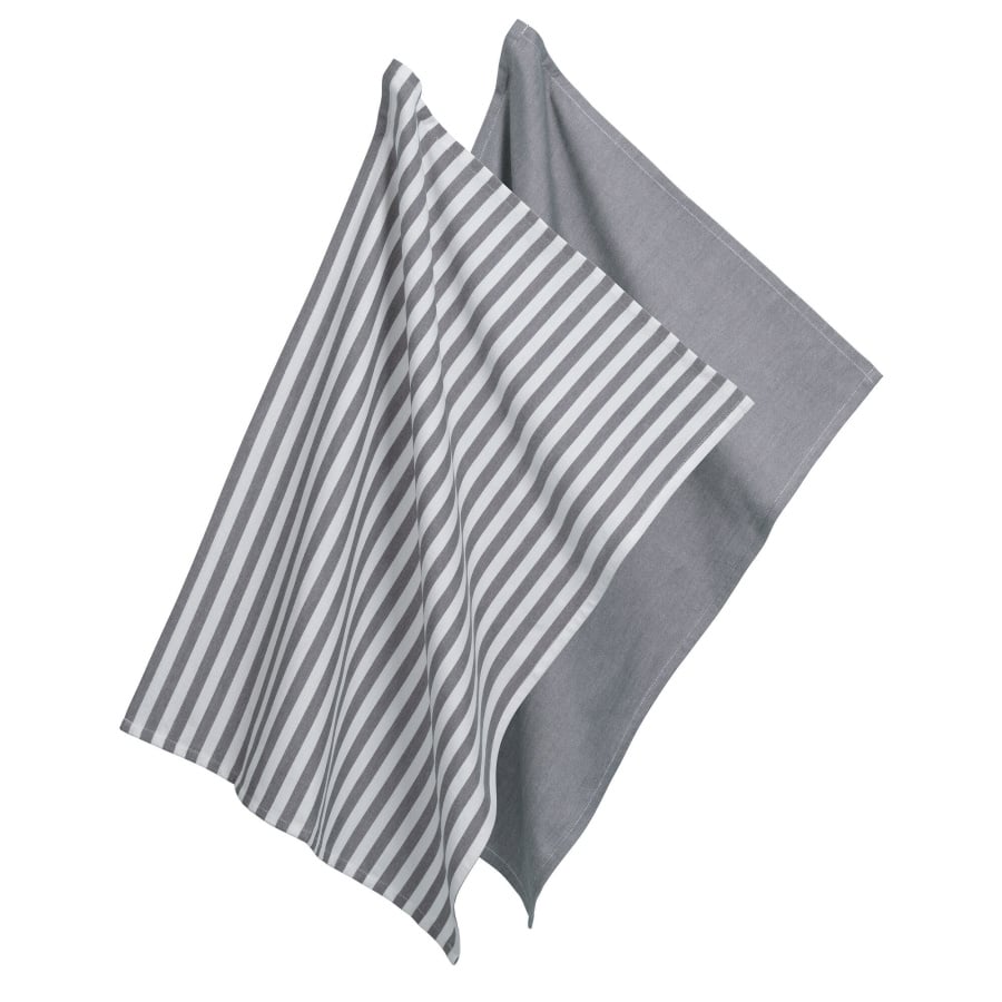 ściereczki kuchenne, bawełna/bambus, 50 x 70 cm, szare